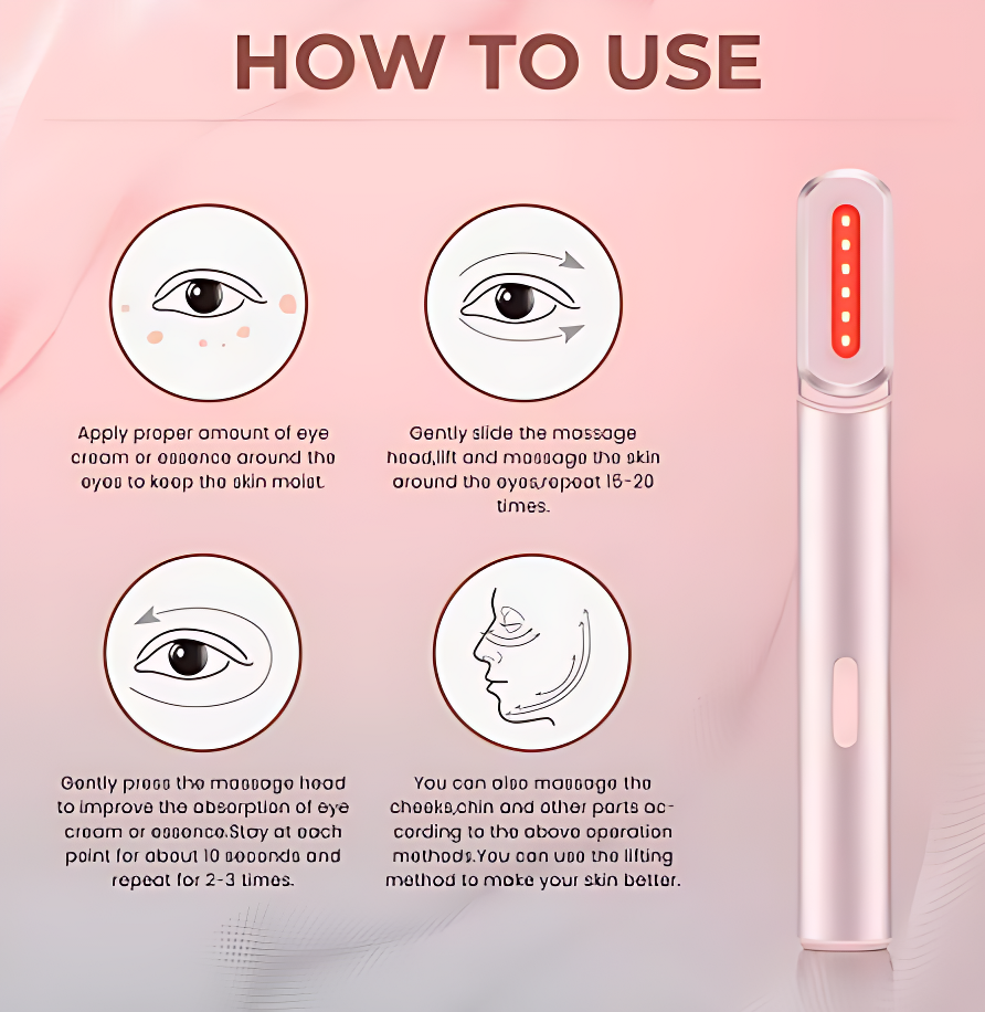 ReviaLift™ – LED &amp; Microcurrent Anti-Aging Device for Skin Tightening and Face Lifting